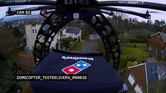 W przyszłości pizzę będzie Ci dostarczać nie człowiek, a dron!
