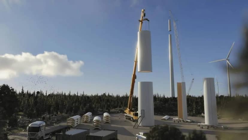 Zamiast stali i betonu będzie drewno. Tak turbiny wiatrowe mogą stać się bardziej ekologiczne