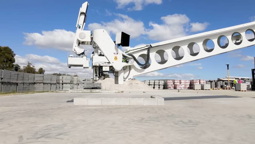 Murarze do odstawki. Ten robot do układania cegieł wykonuje prace szybciej i dokładniej