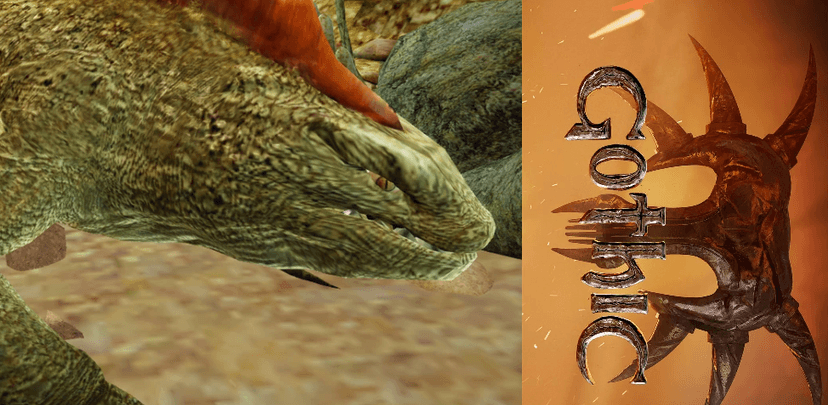 Tak będzie wyglądał Ognisty Jaszczur z Gothica. Jego syczenia bałeś się za dzieciaka