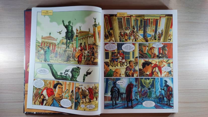 Recenzja Orły Rzymu od Enrico Mariniego. To ewidentnie komiks tylko dla pełnoletnich