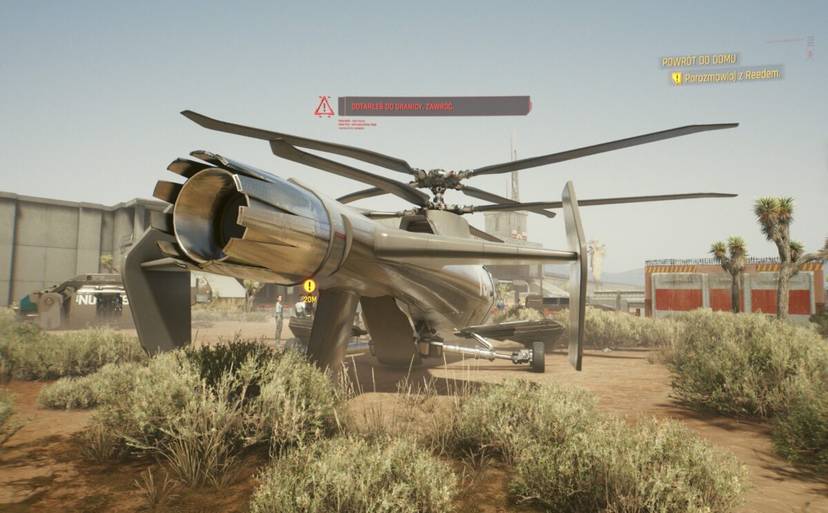 Cyberpunk 2077 przedstawił helikoptery przyszłości, o których marzy Wojsko USA