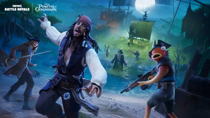 Piraci z Karaibów cumują w Fortnite