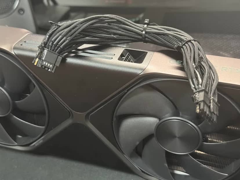 Stopiło się złącze RTX 5090. Ale to nie wina Nvidii