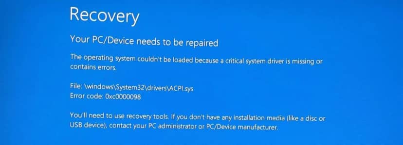 Microsoft częściowo naprawia błąd po aktualizacji zabezpieczeń KB5058405 