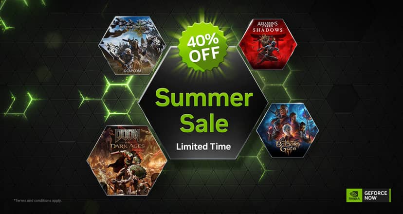 GeForce NOW ze świetną promocją i nowymi tytułami 
