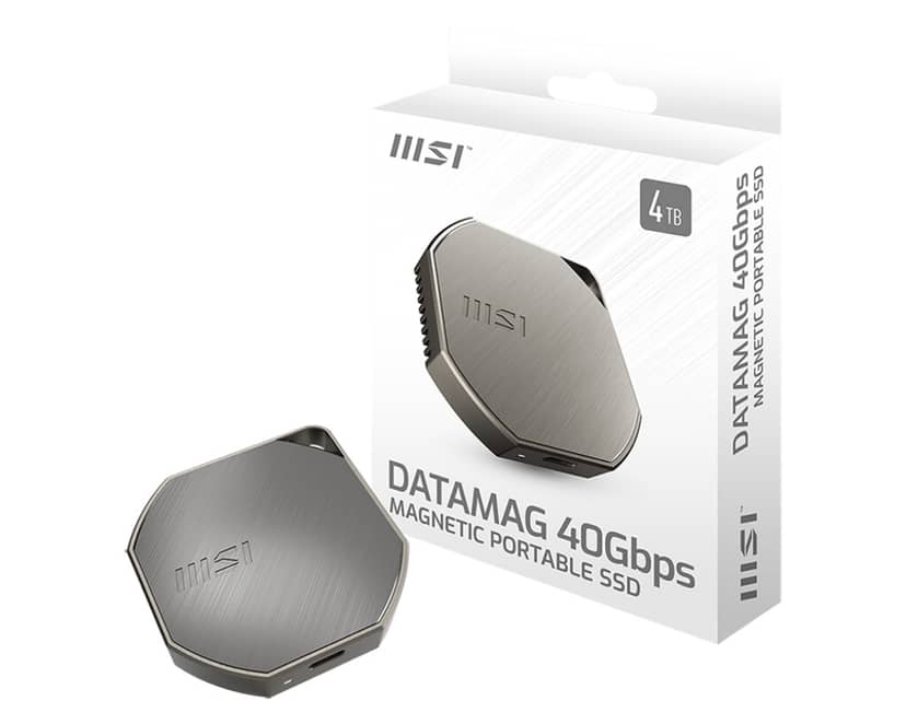 MSI DATAMAG 40 Gbps. Magnetyczny dysk SSD do 4000 MB/s 