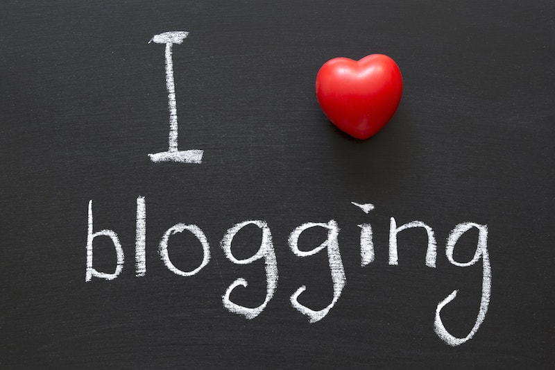 I love blogging handwritten on school blackboard
