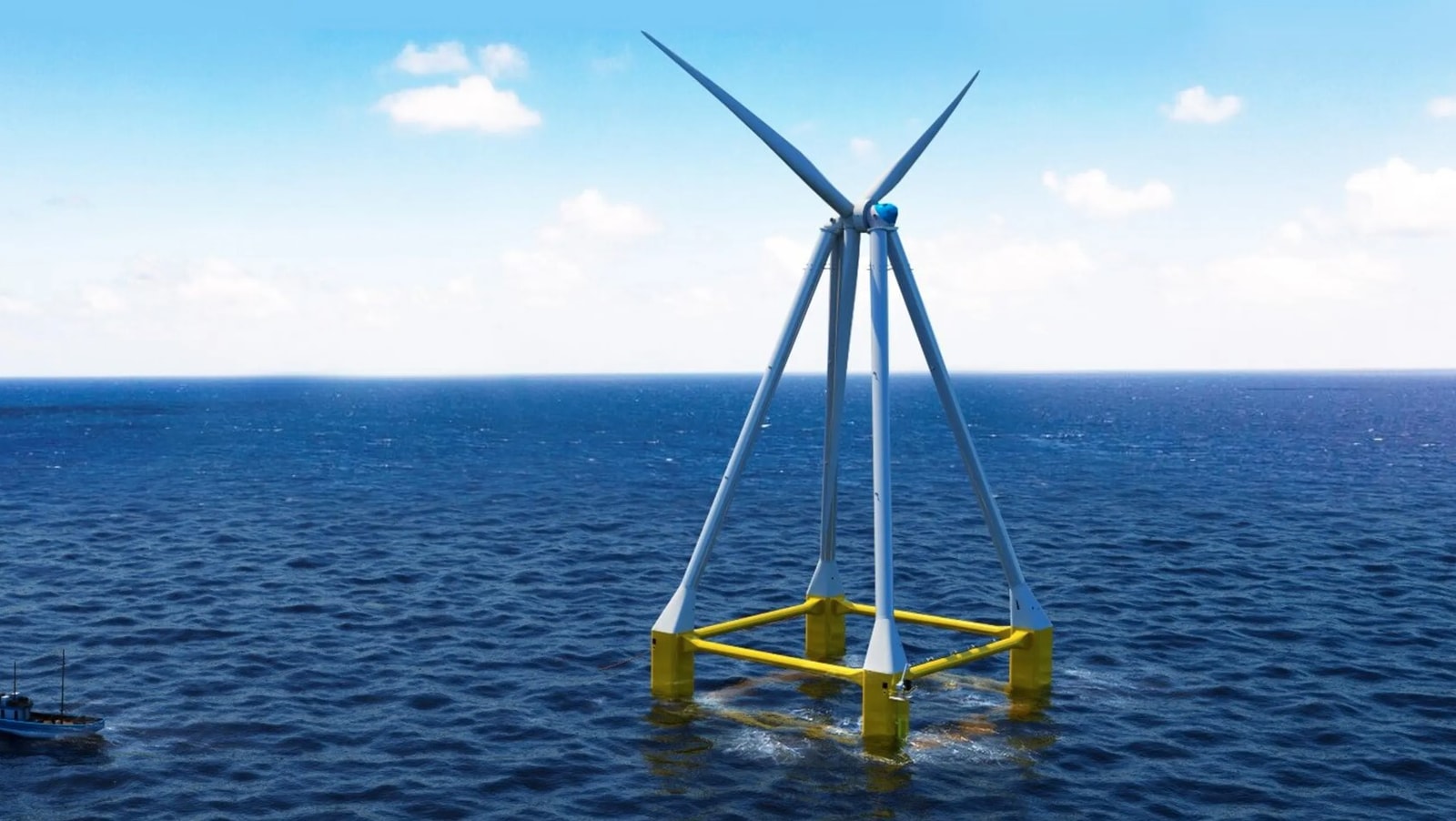 Turbina wiatrowa w kształcie piramidy