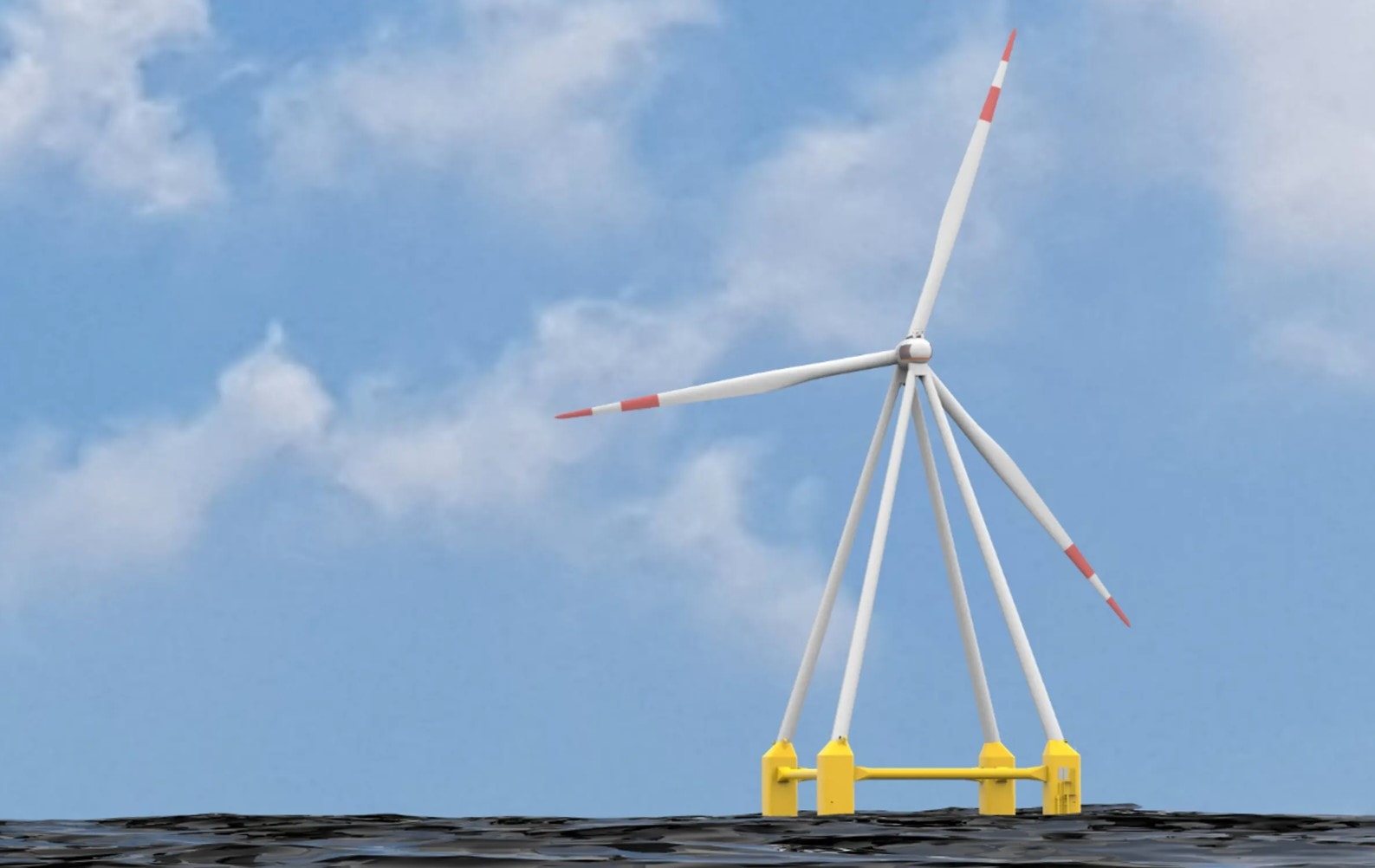 Turbina wiatrowa w kształcie piramidy