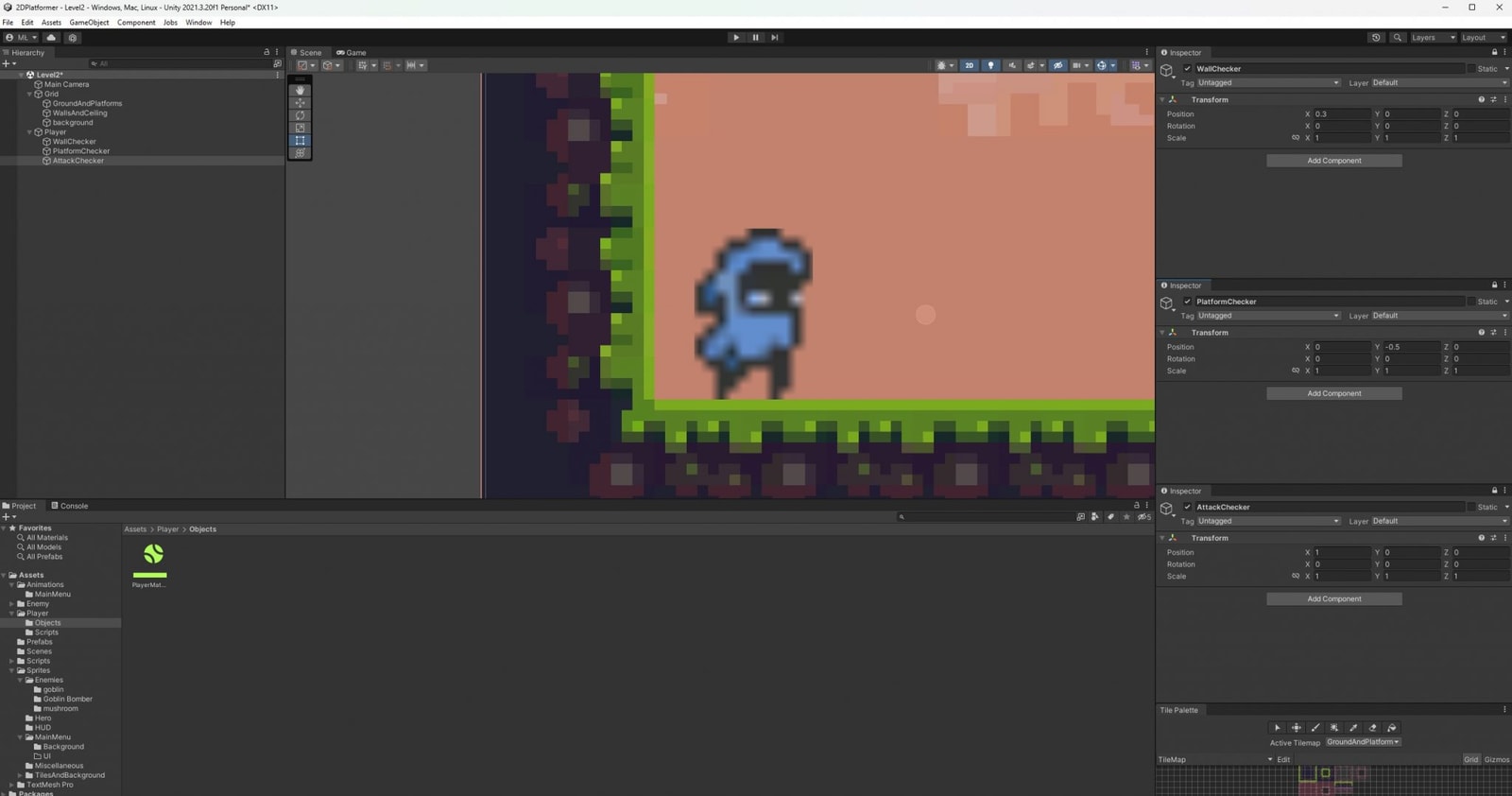 Platformówka 2D w Unity. Tworzę środowisko oraz postać gracza [OZDGD #5]