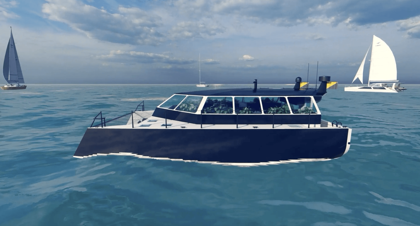 Jacht Sphinx 40 – wizualizacja /Fot. Sovereign Ships
