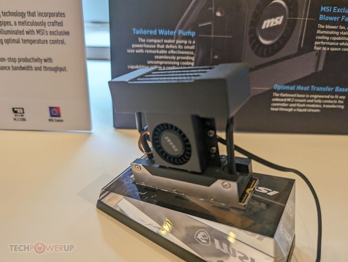 MSI próbuje chłodzić dyski SSD w wyjątkowy sposób. Czym jest ten fascynujący wynalazek?