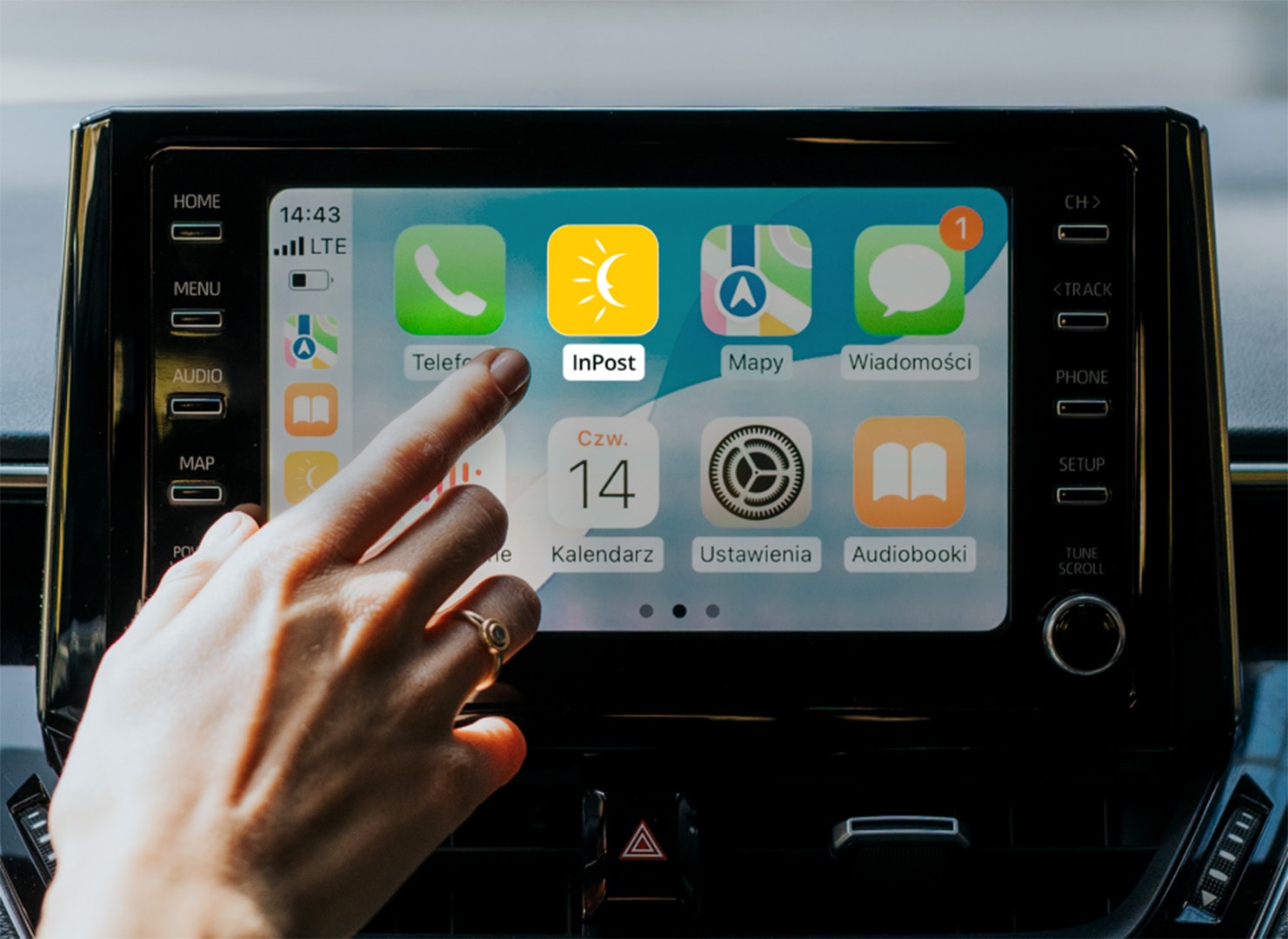 inpost mobile w apple car play