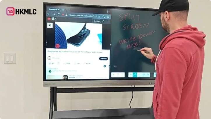 Interaktywna tablica HKMLC Smart Board z 20 punktami dotyku i 4K  