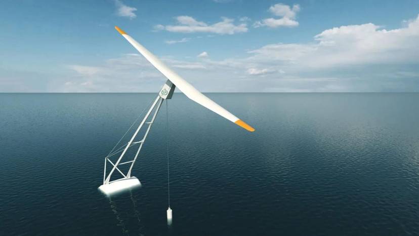 Rewolucyjna turbina z jedną łopatą. Touchwind oferuje przełom dla morskiej energetyki wiatrowej