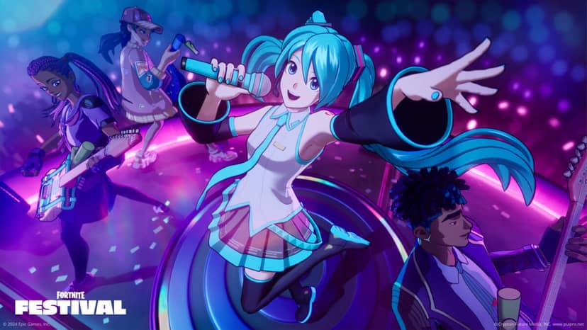 Hatsune Miku wiecznie żywa — teraz postać podbija Fortnite