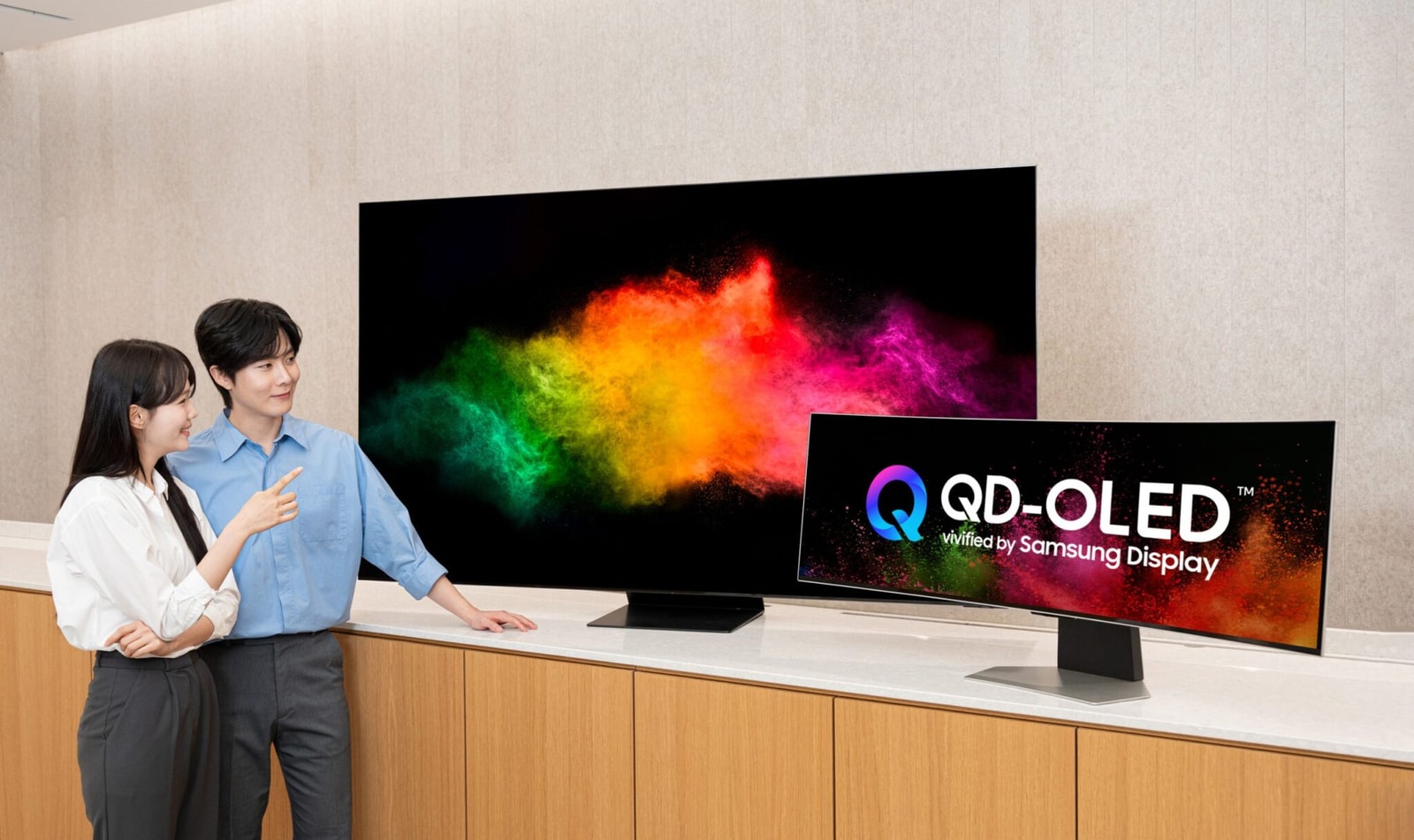 Samsung odróżni się od konkurencji, dodając niebieskie „Q” w produktach QD-OLED