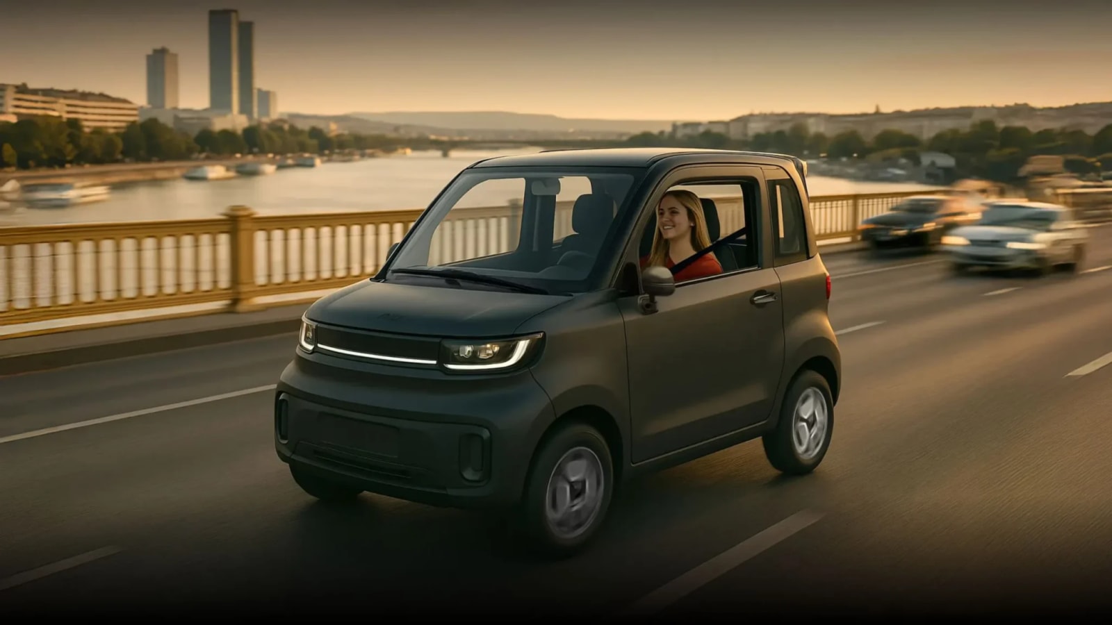 NIU NIUMM to całkiem poważny mikrosamochód. Jego akumulatory wyciągniesz i naładujesz w domu